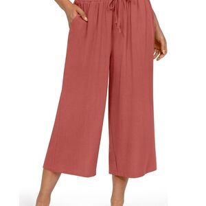Women's Coral Wide-Leg Pants